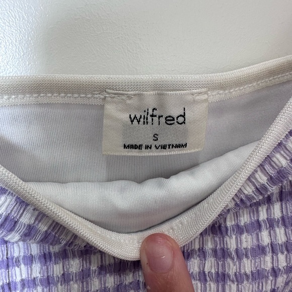 Wilfred Jazz Mini Dress size Small, Lavender - Picture 4 of 4